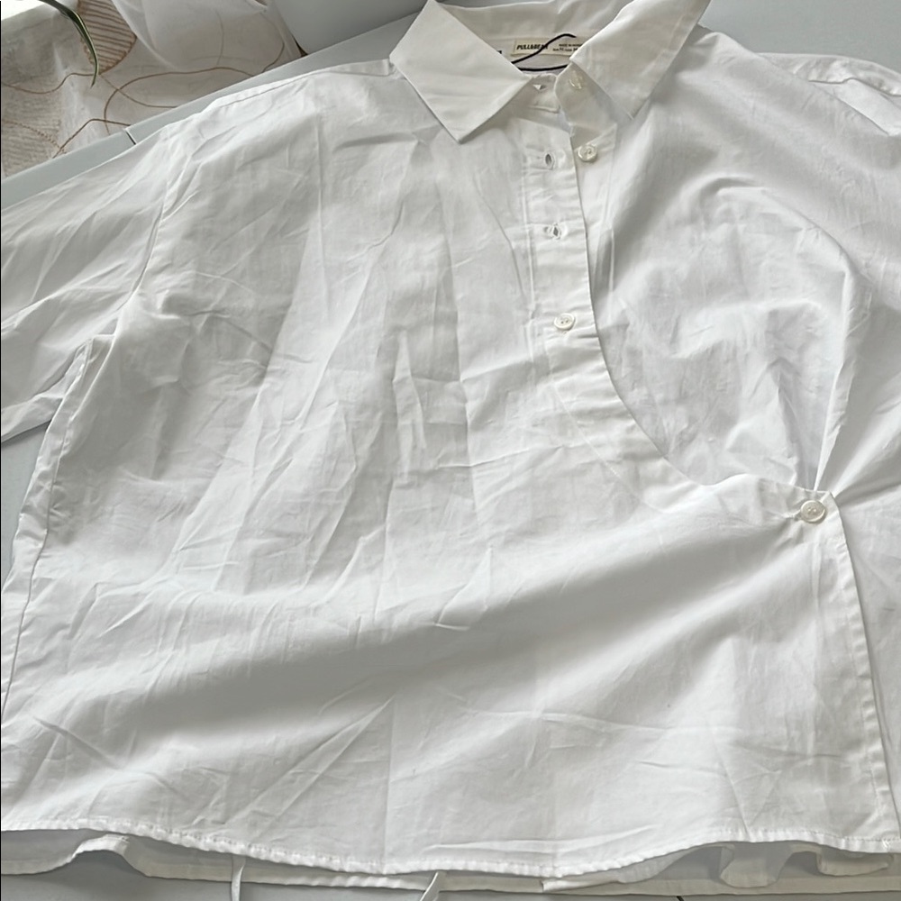 White Button-Up Shirt